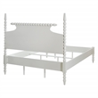 Scranton & Co Cottage Bed Set in Sandcastle Antique White with Spindle Design