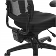 Scranton & Co Mesh Back Task Chair in Black Coal FreeFlex Fabric Seat