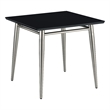 Scranton & Co Modern Square End Table with Engineered Wood Top in Black