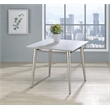 Scranton & Co Modern Square End Table with Engineered Wood Top in White