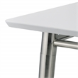 Scranton & Co Modern Square End Table with Engineered Wood Top in White