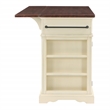 Scranton & Co Farmhouse Kitchen Island in Engineered Wood with White Finish