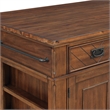 Scranton & Co Farmhouse Kitchen Island in Oak Engineered Wood with Storage