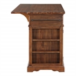 Scranton & Co Farmhouse Kitchen Island in Oak Engineered Wood with Storage