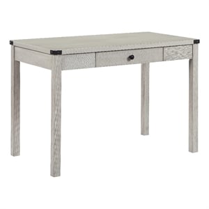 Scranton & Co 42&quot Modern Rustic Writing Desk in Champagne Oak with Drawer