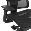 Scranton & Co Black Mesh High Back Manager's Chair with Adjustable Arms