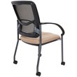 Scranton & Co ProGrid Back Visitor Chair in Khaki Beige Fabric