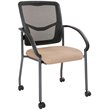 Scranton & Co ProGrid Back Visitor Chair in Khaki Beige Fabric
