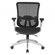 Scranton & Co Black Vertical Mesh Back Office Chair with Mesh Seat