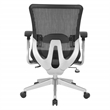 Scranton & Co Black Vertical Mesh Back Office Chair with Mesh Seat