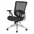 Scranton & Co Black Vertical Mesh Back Office Chair with Mesh Seat
