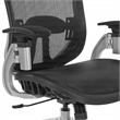 Scranton & Co Black Vertical Mesh Back Office Chair with Mesh Seat