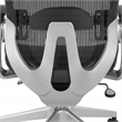 Scranton & Co Black Vertical Mesh Back Office Chair with Mesh Seat