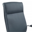 Scranton & Co High Back Blue Fabric Manager's Chair with Chrome Base
