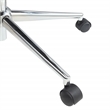 Scranton & Co High Back Black Fabric Manager's Chair with Chrome Base