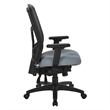 Scranton & Co ProGrid High Back Mesh Manager's Chair in Gray Fabric