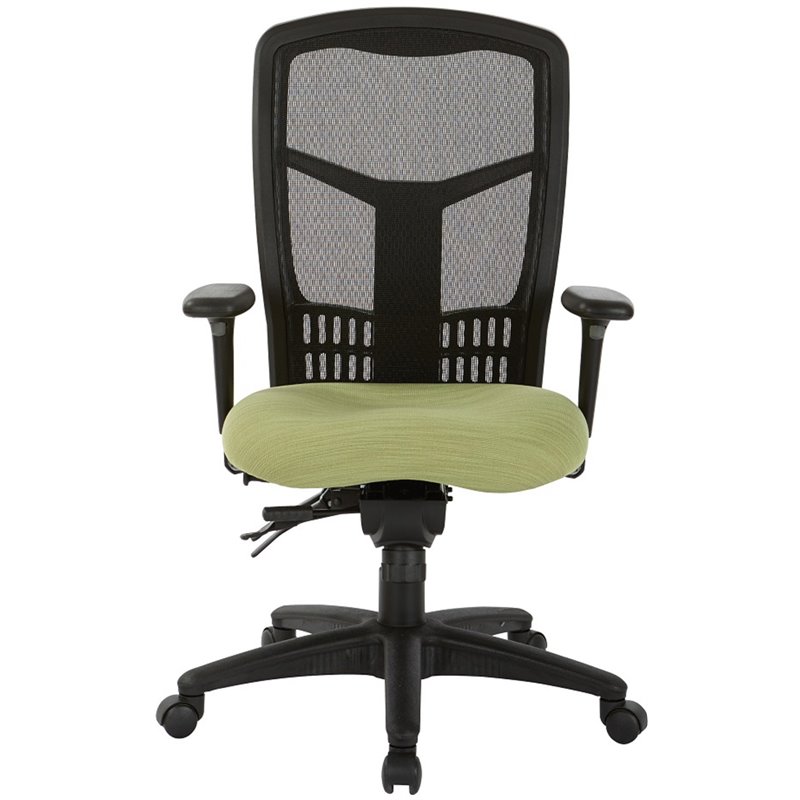 Scranton & Co ProGrid High Back Manager's Chair with Green Seat