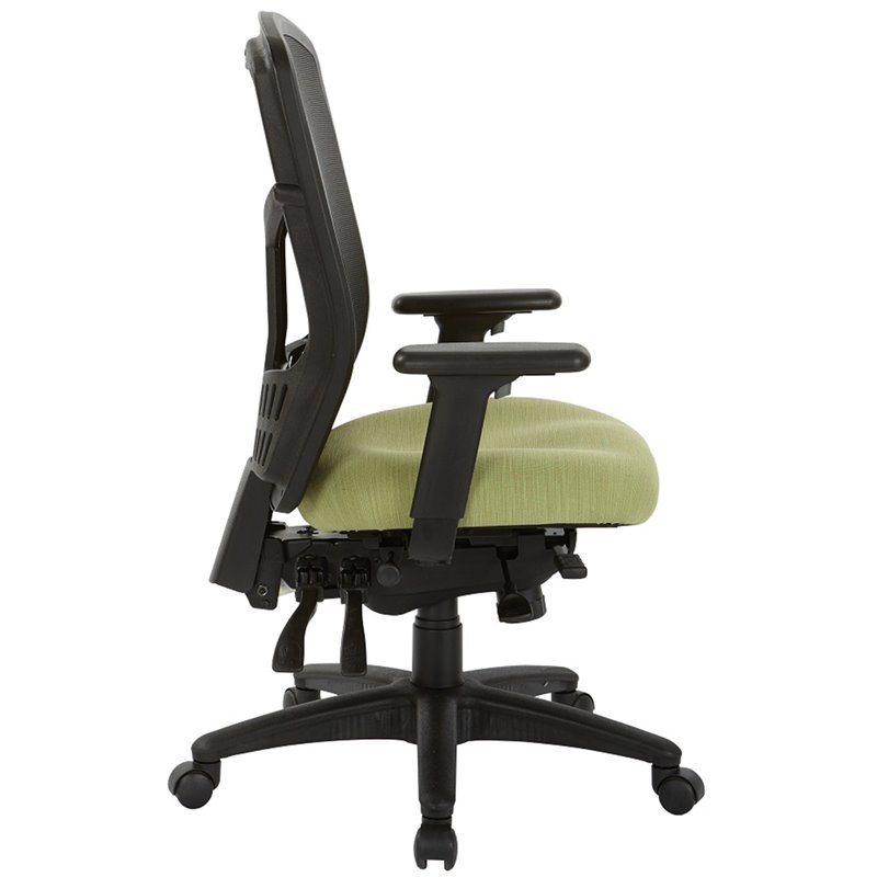 Scranton & Co ProGrid High Back Manager's Chair with Green Seat