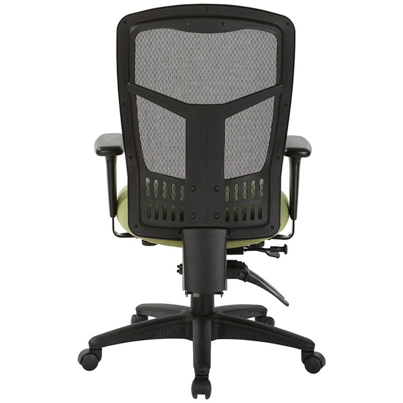 Scranton & Co ProGrid High Back Manager's Chair with Green Seat