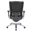 Scranton & Co Contemporary ProGrid Manager's Chair in Coal Black Fabric