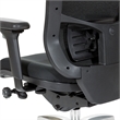Scranton & Co Contemporary ProGrid Manager's Chair in Coal Black Fabric