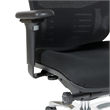 Scranton & Co Contemporary ProGrid Manager's Chair in Coal Black Fabric