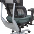 Scranton & Co Gray Mesh Back Office Chair with Silver Base and Gray Seat