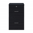Scranton & Co 2-Drawer Locking Vertical File Cabinet in Black Woodgrain