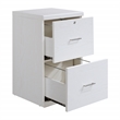 Scranton & Co 2-Drawer Locking Vertical File Cabinet in White Woodgrain