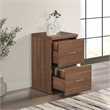 Scranton & Co 2-Drawer Locking Vertical File Cabinet in Majestic Walnut