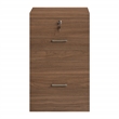 Scranton & Co 2-Drawer Locking Vertical File Cabinet in Majestic Walnut
