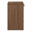Scranton & Co 2-Drawer Locking Vertical File Cabinet in Majestic Walnut