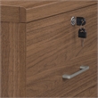Scranton & Co 2-Drawer Locking Vertical File Cabinet in Majestic Walnut