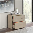 Scranton & Co 2-Drawer Locking Lateral File Cabinet in Norwegian Alder