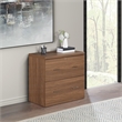 Scranton & Co 2-Drawer Locking Lateral File Cabinet in Majestic Walnut