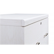 Scranton & Co 2-Drawer Locking Lateral File Cabinet in White Woodgrain