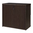 Scranton & Co 2-Drawer Locking Lateral File Cabinet in Espresso Woodgrain