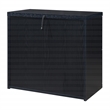 Scranton & Co 2-Drawer Locking Lateral File Cabinet in Black Woodgrain
