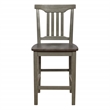 Scranton & Co 5pc Counter Height Table and Chairs Set in Slate Gray