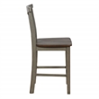 Scranton & Co 5pc Counter Height Table and Chairs Set in Slate Gray