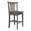 Scranton & Co 5pc Counter Height Table and Chairs Set in Slate Gray