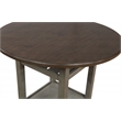 Scranton & Co 5pc Counter Height Table and Chairs Set in Slate Gray