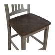 Scranton & Co 5pc Counter Height Table and Chairs Set in Slate Gray