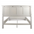 Scranton & Co Queen Bed Set with Headboard and Footboard in Rustic White