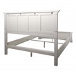 Scranton & Co Queen Bed Set with Headboard and Footboard in Rustic White