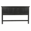 Scranton & Co King Bed Headboard in Rustic Black Engineered Wood