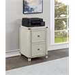 Scranton & Co 2-Drawer File Cabinet in Champagne White Oak Finish
