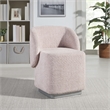 Scranton & Co Vanity Chair in Dusty Rose Fabric Fully Assembled