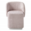 Scranton & Co Vanity Chair in Dusty Rose Fabric Fully Assembled