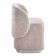 Scranton & Co Vanity Chair in Dusty Rose Fabric Fully Assembled